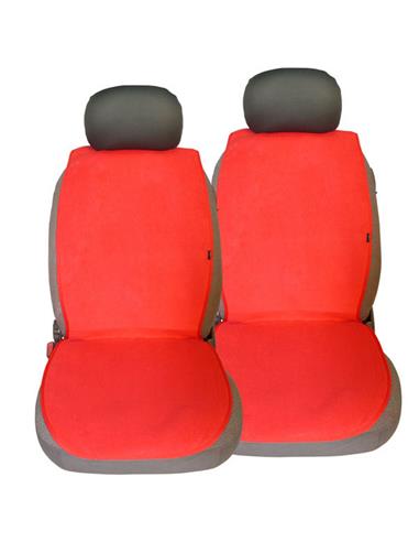 CAR SHEETS RED 2PCS.