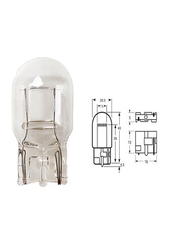 COVERED LAMP 12V21W